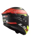 LS2 THUNDER KARBON ATTACK MAT KIRMIZI-NEON SARI KASK