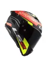 LS2 THUNDER KARBON ATTACK MAT KIRMIZI-NEON SARI KASK