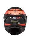 LS2 THUNDER KARBON ATTACK MAT KIRMIZI-NEON SARI KASK