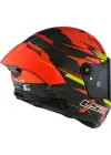 LS2 THUNDER KARBON GP AERO FIRE KIRMIZI-SİYAH KASK