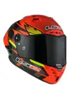LS2 THUNDER KARBON GP AERO FIRE KIRMIZI-SİYAH KASK
