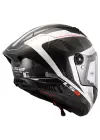 LS2 THUNDER KARBON GP AERO RAUTE BEYAZ-GRİ KASK