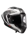 LS2 THUNDER KARBON GP AERO RAUTE BEYAZ-GRİ KASK