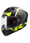 LS2 THUNDER KARBON RACING 1 MAT NEON SARI KASK
