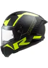 LS2 THUNDER KARBON RACING 1 MAT NEON SARI KASK