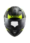 LS2 THUNDER KARBON RACING 1 MAT NEON SARI KASK