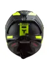 LS2 THUNDER KARBON RACING 1 MAT NEON SARI KASK