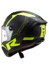 LS2 THUNDER KARBON RACING 1 MAT NEON SARI KASK