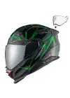 NEXX X.WST 3 B-SIDE SİYAH YEŞİL KASK