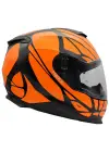 NEXX Y.100 B-SIDE MAT SİYAH-TURUNCU KASK