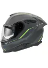 NEXX Y.100R REACT MAT GRİ-YEŞİL KASK