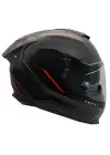 NEXX Y.100R REACT MAT SİYAH-KIRMIZI KASK