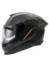 NEXX Y.100R REACT MAT SİYAH-TURUNCU KASK