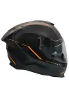 NEXX Y.100R REACT MAT SİYAH-TURUNCU KASK