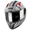 GIVI 50.8 RACER MAT SİYAH-TITANIUM-GRİ KASK