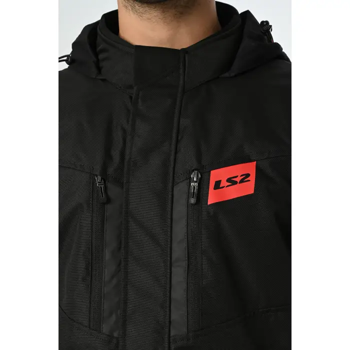 LS2 METROPOLIS EVO MONT SİYAH-KIRMIZI