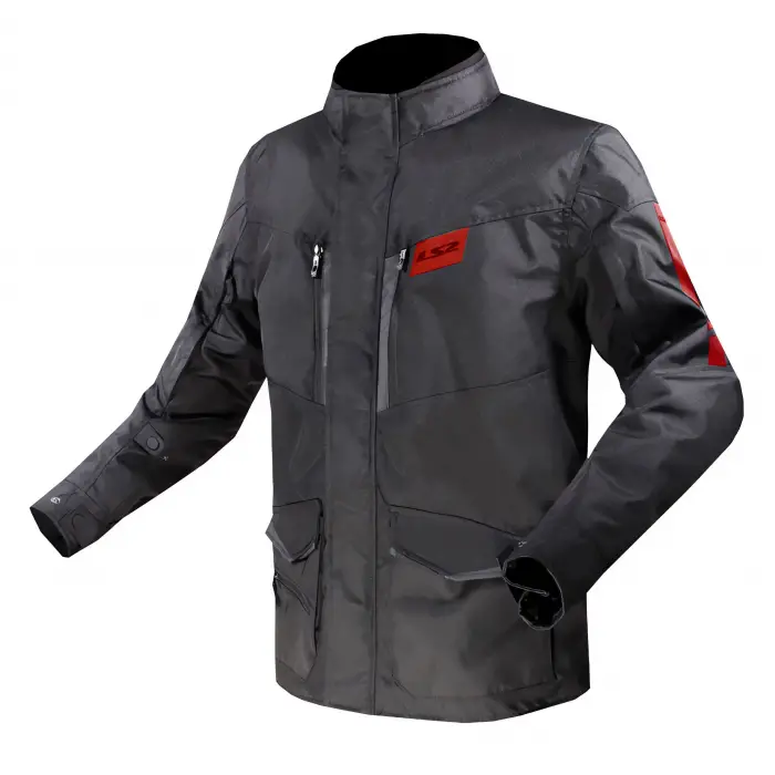 LS2 METROPOLIS EVO MONT SİYAH-KIRMIZI