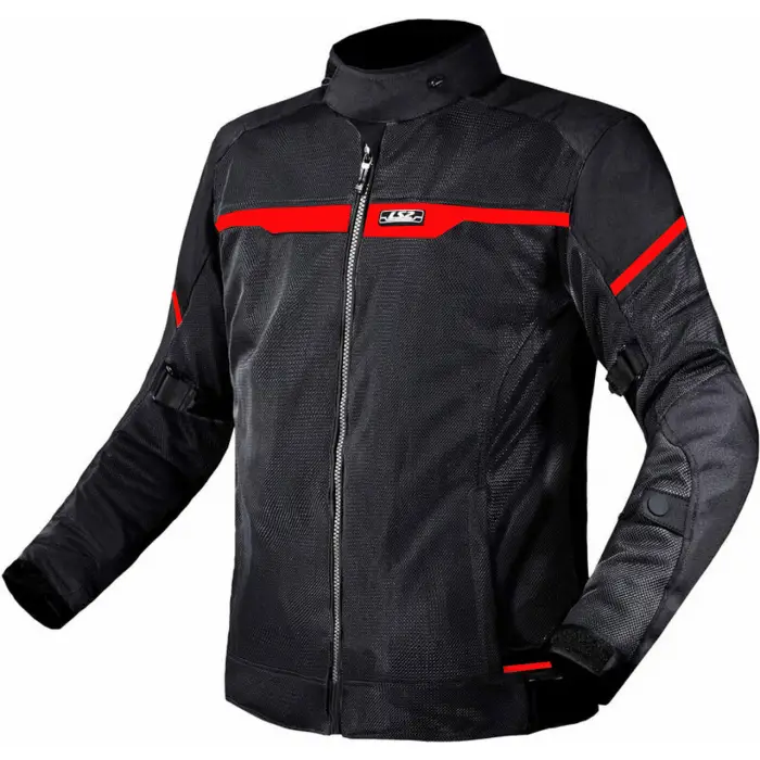 LS2 RIVA MONT SİYAH-KIRMIZI