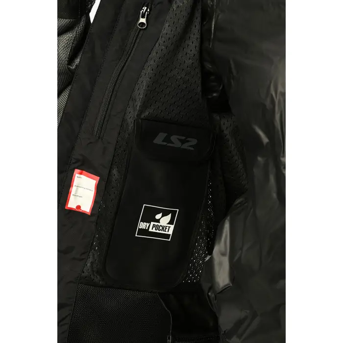 LS2 RIVA MONT SİYAH-KIRMIZI