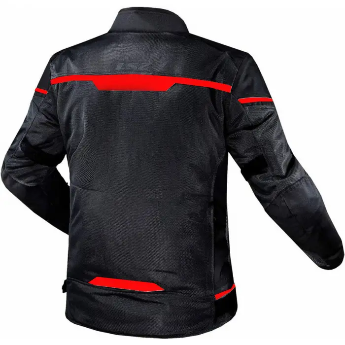 LS2 RIVA MONT SİYAH-KIRMIZI