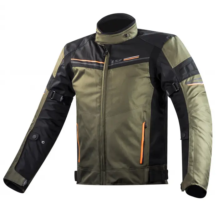 LS2 SHADOW MONT HAKİ-SİYAH-NEON TURUNCU