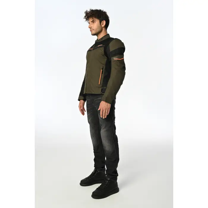 LS2 SHADOW MONT HAKİ-SİYAH-NEON TURUNCU