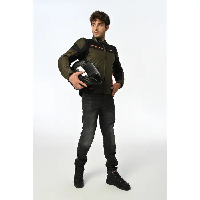 LS2 SHADOW MONT HAKİ-SİYAH-NEON TURUNCU