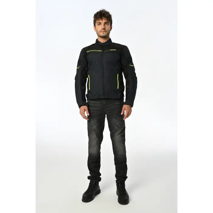 LS2 SHADOW MONT MAVİ-SİYAH-NEON SARI