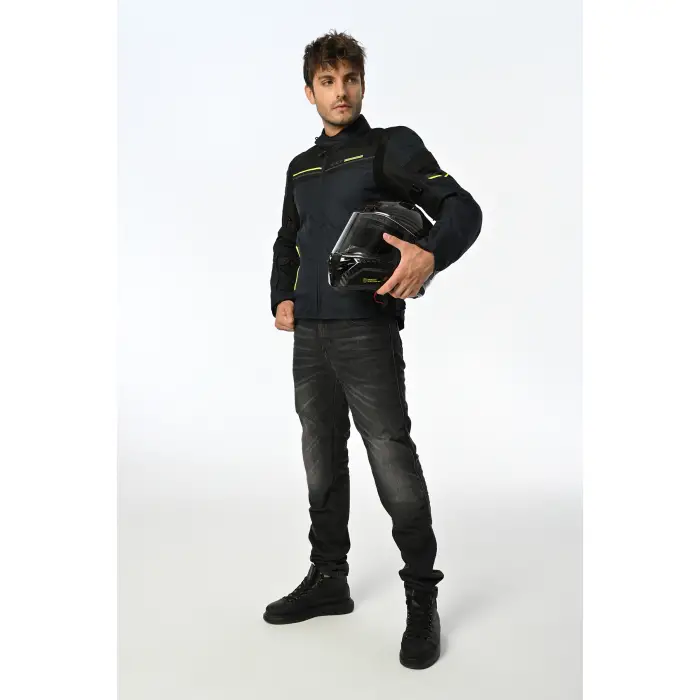 LS2 SHADOW MONT MAVİ-SİYAH-NEON SARI