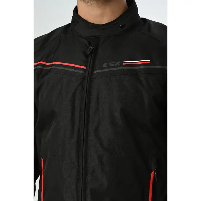 LS2 SHADOW MONT SİYAH-KIRMIZI
