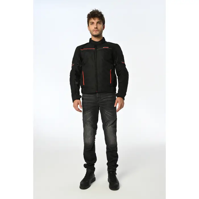 LS2 SHADOW MONT SİYAH-KIRMIZI