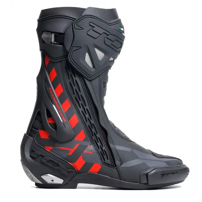 TCX RT-RACE ÇİZME SİYAH-KIRMIZI