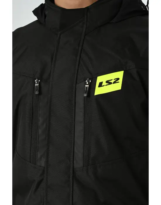 LS2 METROPOLIS EVO MONT SİYAH-NEON SARI