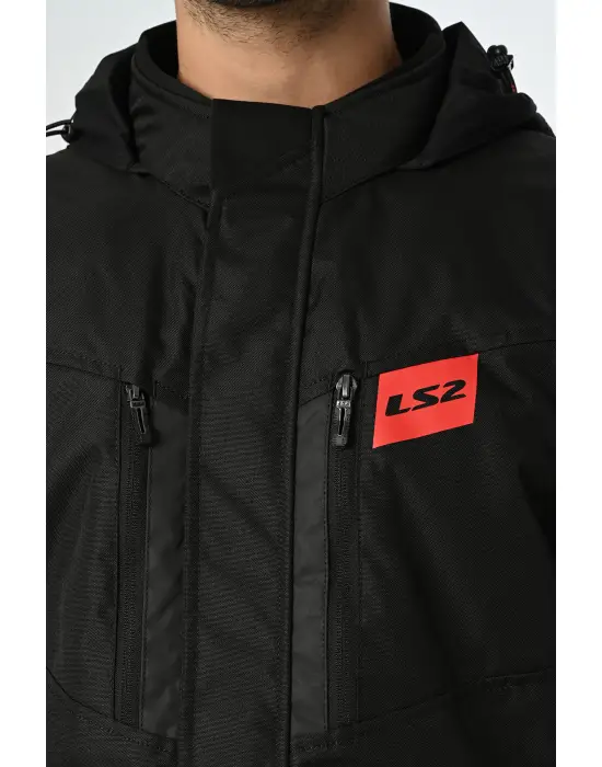 LS2 METROPOLIS EVO MONT SİYAH-KIRMIZI