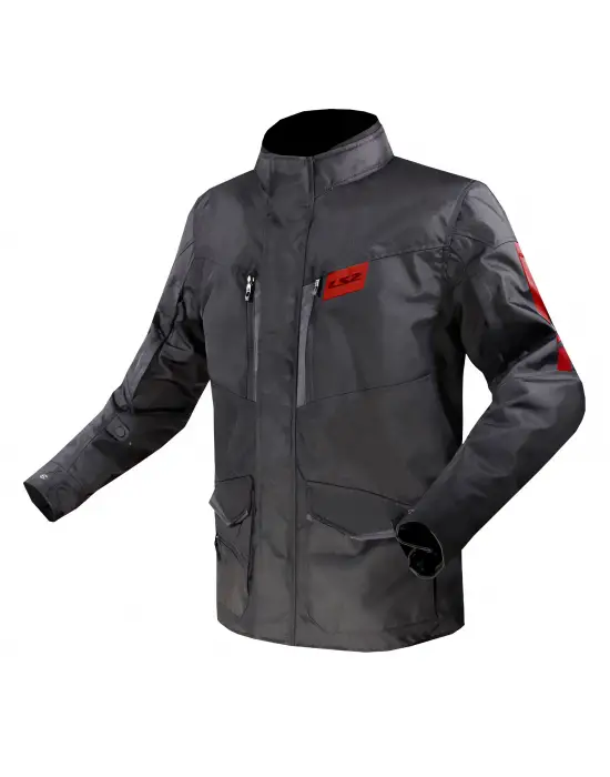 LS2 METROPOLIS EVO MONT SİYAH-KIRMIZI