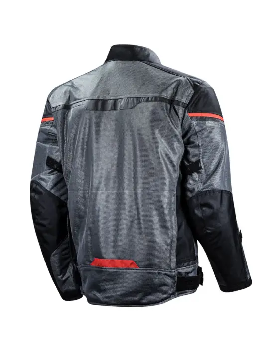 LS2 RIVA MONT SİYAH-GRİ-KIRMIZI