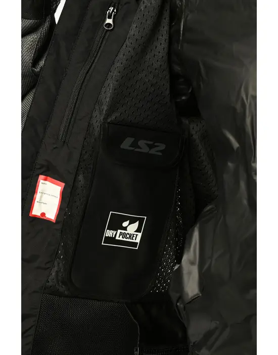 LS2 RIVA MONT SİYAH-KIRMIZI