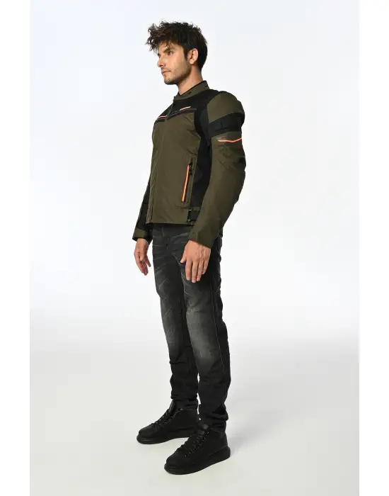 LS2 SHADOW MONT HAKİ-SİYAH-NEON TURUNCU