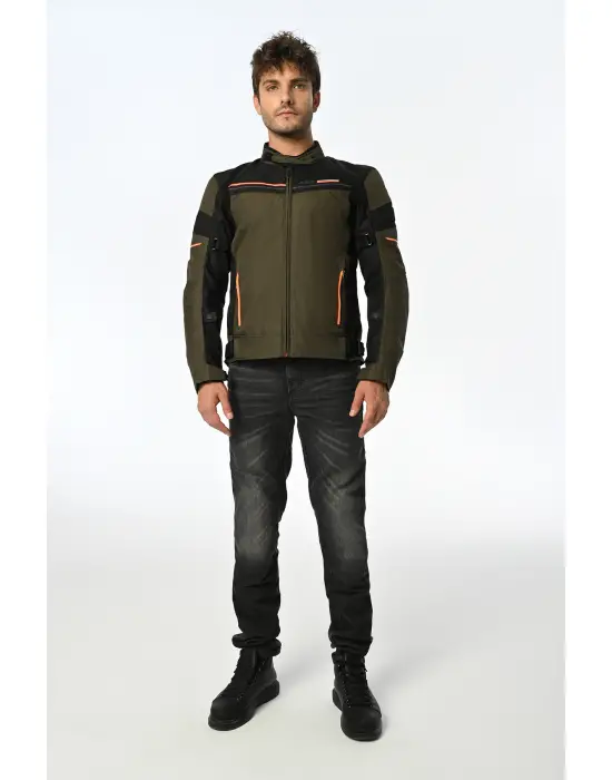 LS2 SHADOW MONT HAKİ-SİYAH-NEON TURUNCU