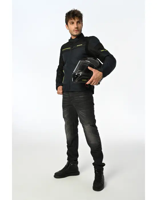 LS2 SHADOW MONT MAVİ-SİYAH-NEON SARI