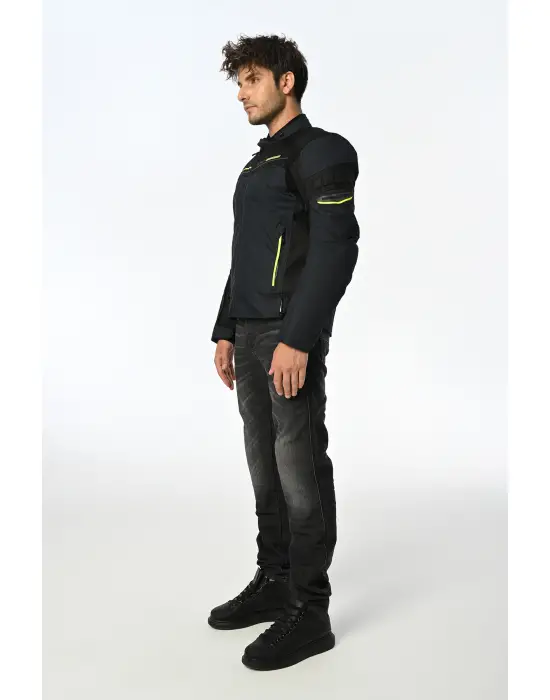 LS2 SHADOW MONT MAVİ-SİYAH-NEON SARI