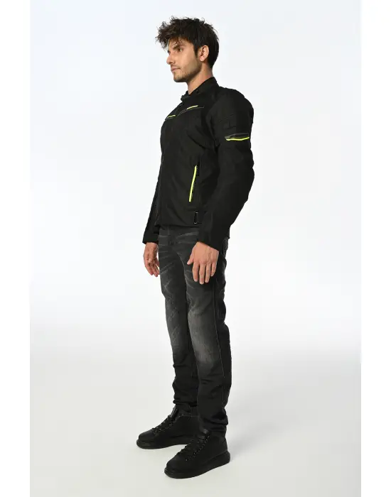 LS2 SHADOW MONT SİYAH-NEON SARI