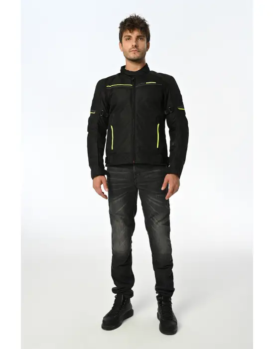 LS2 SHADOW MONT SİYAH-NEON SARI