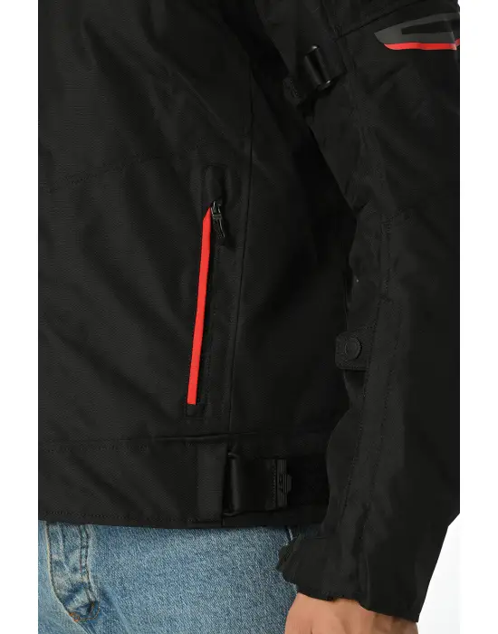 LS2 SHADOW MONT SİYAH-KIRMIZI