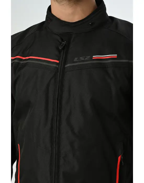 LS2 SHADOW MONT SİYAH-KIRMIZI