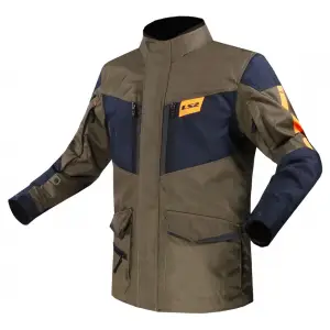 LS2 METROPOLIS EVO MONT HAKİ-MAVİ-NEON TURUNCU