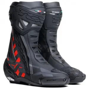 TCX RT-RACE ÇİZME SİYAH-KIRMIZI