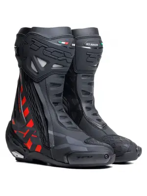 TCX RT-RACE ÇİZME SİYAH-KIRMIZI