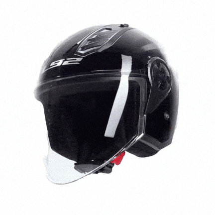 LS2 AIRFLOW 2 SİYAH KASK