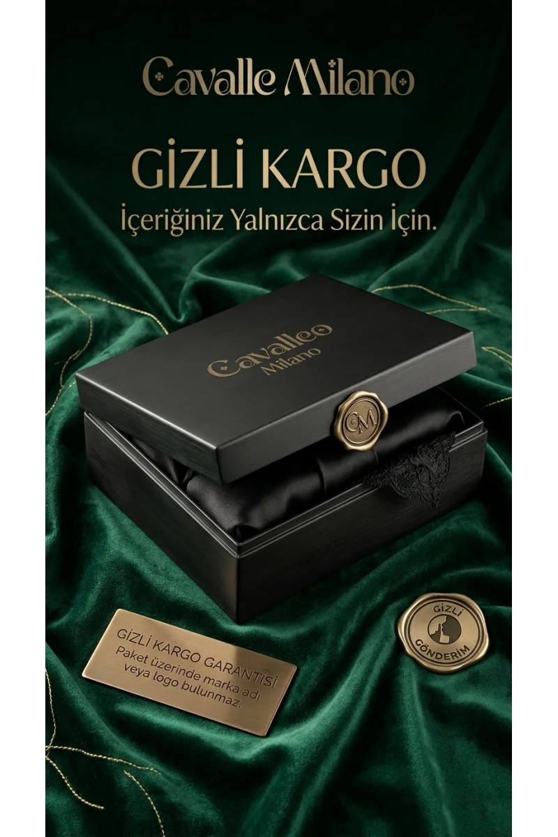 Kırmızı Saten Dantel Detaylı İkili Gecelik Sabahlık Takımı